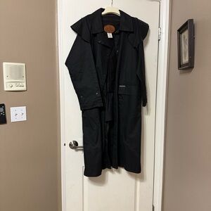 Men's Black Raincoat